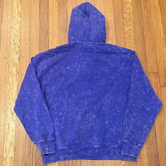 Jordan Men Hoodie Purple Medium Hooded Sweatshirt - Picture 10 of 10